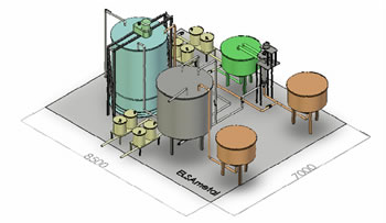 purification des eaux de lavage de fum&eacute;es et cendres d&rsquo;incin&eacute;ration